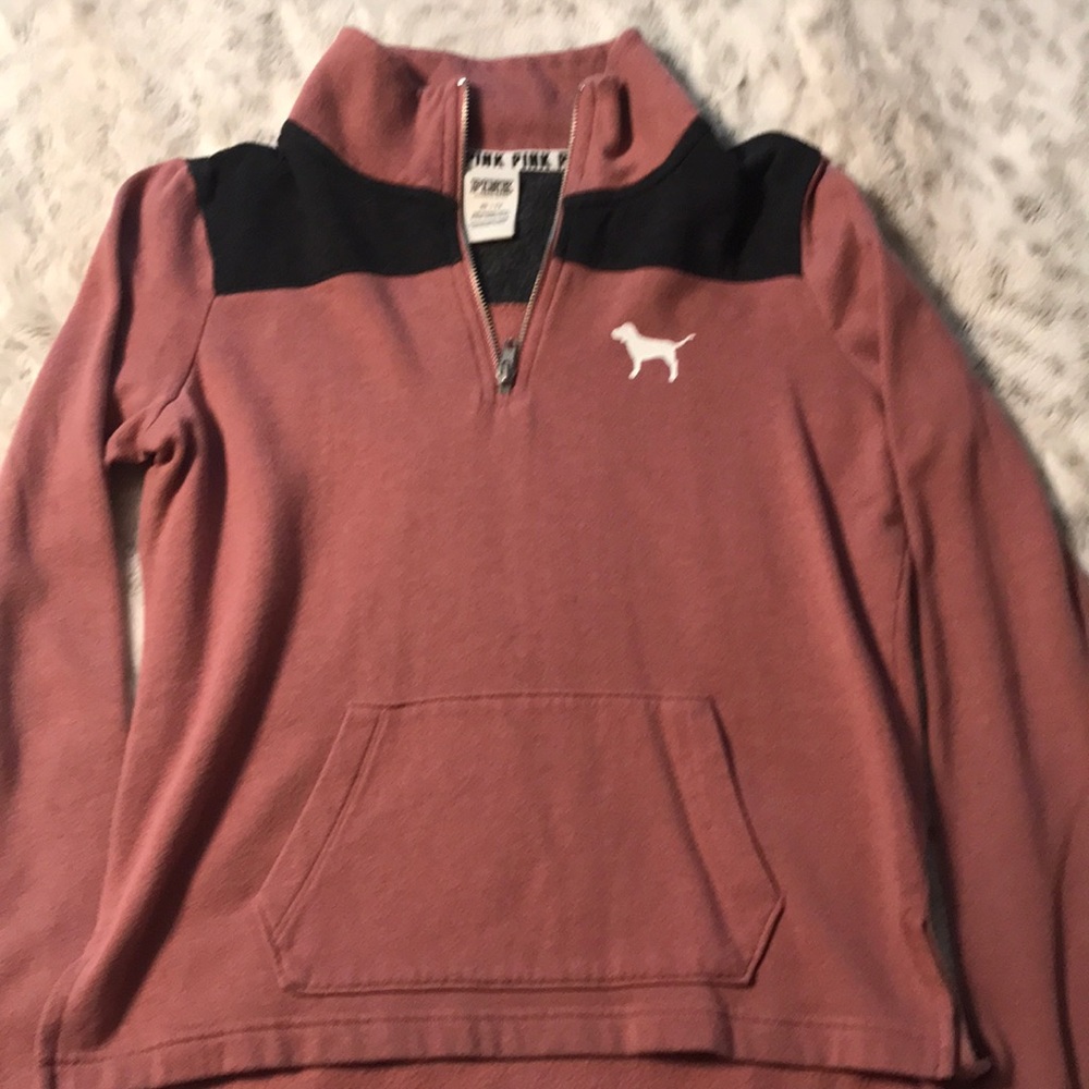 VS Pink quarter zip